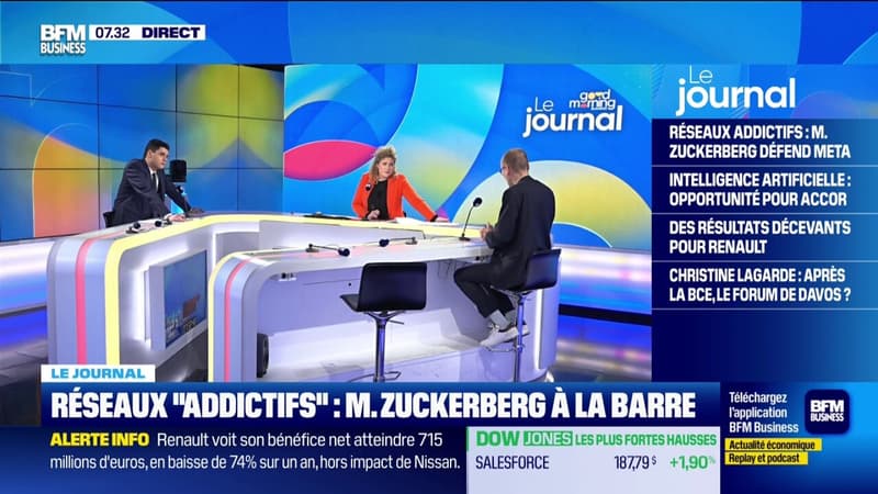 Mark Zuckerberg à la barre : des réseaux sociaux trop addictifs ?