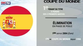 Mondial 2014 - La déroute espagnole en infographie