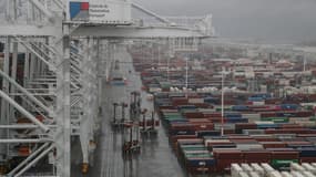 Des conteneurs sur le port du Havre (photo d'illustration)