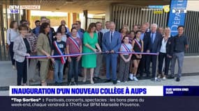 Var: le collège Henri Nans à Aups inauguré ce week-end