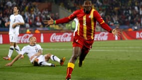 Gyan a inscrit le but victorieux du Ghana face aux Etats-Unis
