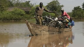 Des habitants du comté de Busia au Kenya ont fait face à d'importantes inondations en septembre 2007