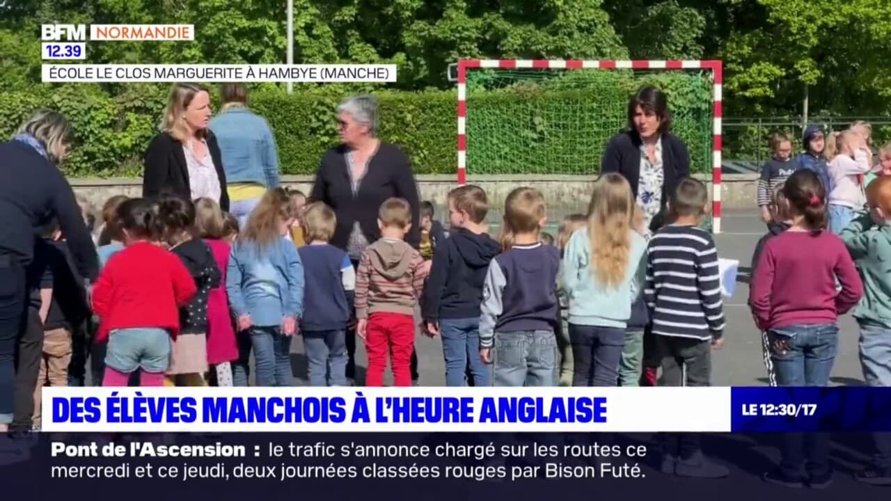 Manche des élèves correspondent avec des écoliers de Jersey pour l'anglais