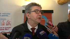Jean-Luc Mélenchon ce vendredi matin 