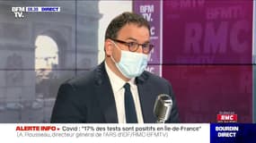 Covid en Île-de-France: selon le directeur de l'ARS Aurélien Rousseau, "Jusqu'à 300 personnes par jour pourraient arriver dans les hôpitaux dans les prochains jours"