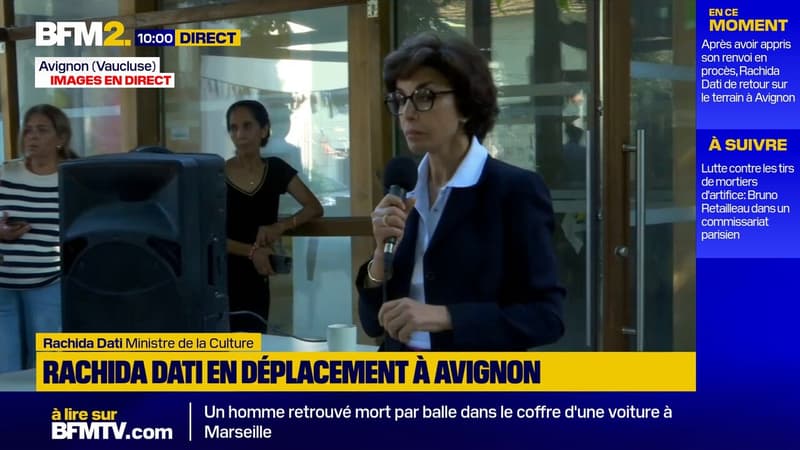 Couvre-feu: la ministre de la Culture Rachida Dati évoque le risque de 