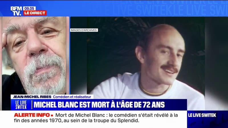 Je suis très bouleversé: Jean-Michel Ribes, comédien et réalisateur, réagit à la mort de Michel Blanc