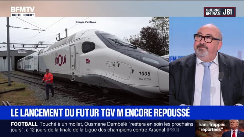 La SNCF repousse une nouvelle fois le lancement commercial du futur TGV M à septembre par crainte de pannes