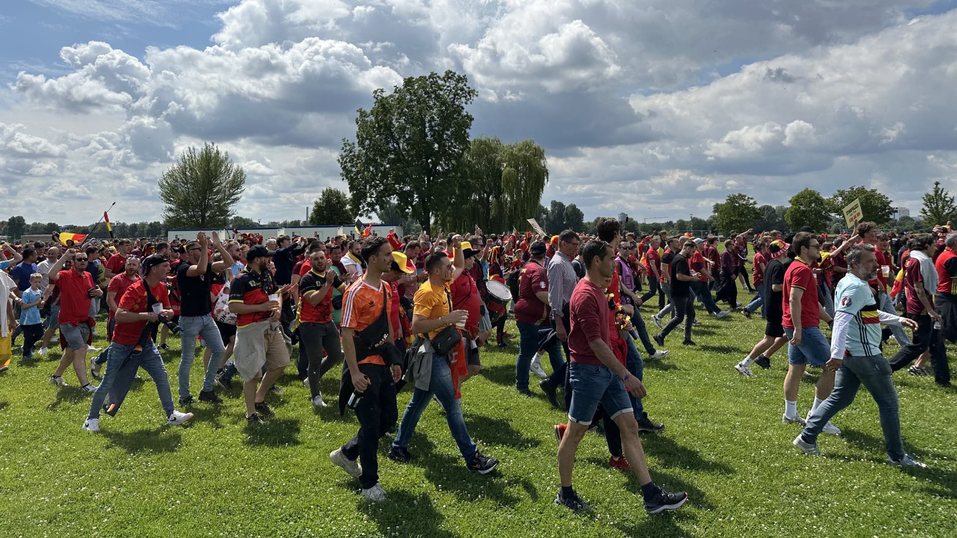 Euro 2024 - Supporters de la Belgique