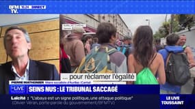 Pierre Mathonier, maire PS d'Aurillac: "L'égalité homme/femme est un des principes qui devrait permettre une égalité de traitement pour les seins des hommes comme pour les seins des femmes"