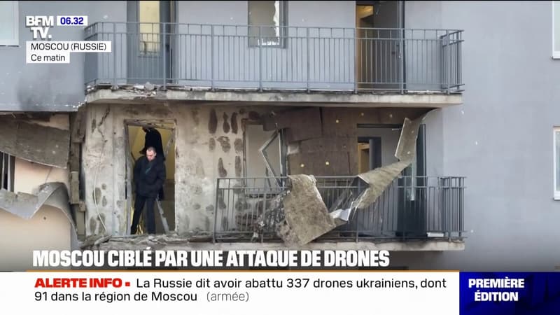 La Russie indique avoir abattu 337 drones ukrainiens, dont 91 dans la région de Moscou