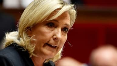 Marine le Pen à l'Assemblée nationale à Paris le 24 octobre 2022