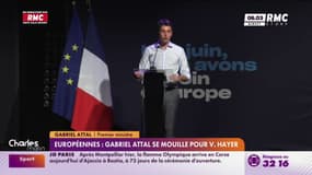 Européennes : Gabriel Attal se mouille pour Valérie Hayer