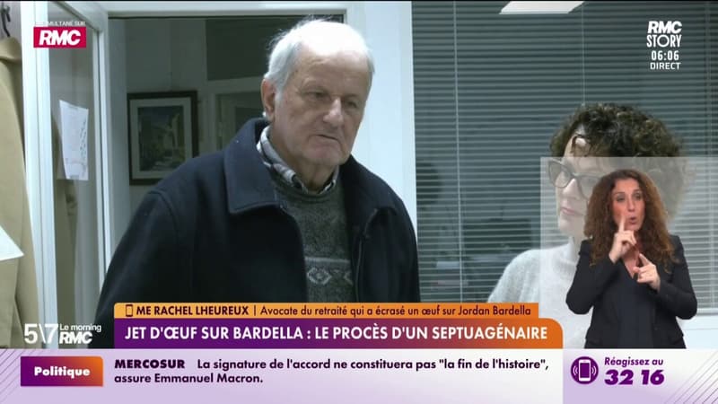 Jet d'oeuf sur Bardella : Le procès d'un septuagénaire