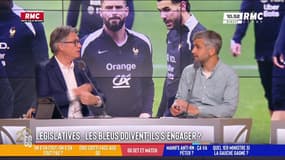Les Bleus doivent-ils s’engager et appeler à voter? "Le vrai débat serait pour qui ils votent"