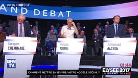 Fillon à Poutou: "Oh oh, je vais vous foutre un procès, vous"