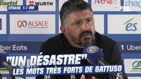 Strasbourg 1-1 OM: "Un désastre, une catastrophe" les mots très durs de Gattuso