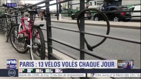 A Paris 13 vélos sont volés chaque jour