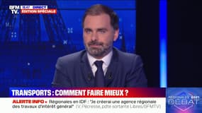Île-de-France: pour Laurent Saint-Martin, "on ne peut pas dire que la révolution des transports promise en 2015 a eu lieu"