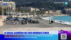 Le soleil azuréen fait des heureux à Nice