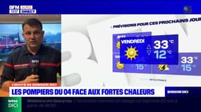 Nicolas Brou, adjoint du SDIS des Alpes-de-Provence, explique que les pompiers doivent faire face à des incendies "assez exceptionnelles"