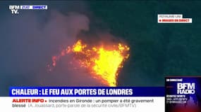 Incendie: des flammes ravagent la banlieue est de Londres