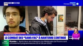 "Sans Fac" à l'université de Paris-Nanterre: Victor Mendez, élu a l'UNEF affirme que "61 jeunes se battent pour une place à l'université"