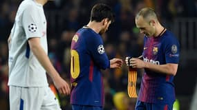 Lionel Messi et Andrés Iniesta