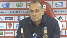 Brest 0-1 Lorient : "Déjà qu’il y en a qui baissent la tête, alors si je les secoue…" Der Zakarian tacle ses joueurs