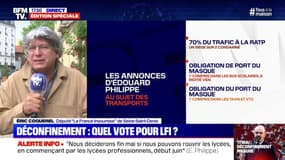 Eric Coquerel (LFI): "Je veux bien que les gens repartent au travail, mais pas au détriment de la santé"