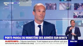 Hervé Grandjean (porte-parole du ministère des Armées): "C'est 0,5% des généraux à la retraite qui ont signé cette tribune, c'est marginal"