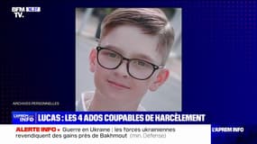 Suicide de Lucas: les quatre collégiens reconnus coupables de harcèlement