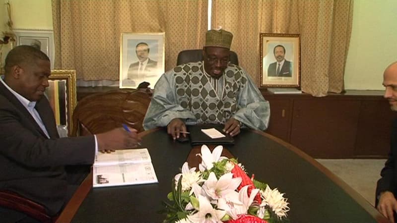 Issa Tchiroma Bakary, porte-parole du gouvernement camerounais, à Yaoundé le 24 février 2013.