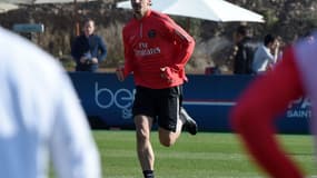 Zlatan Ibrahimovic lors du stage à Marrakech