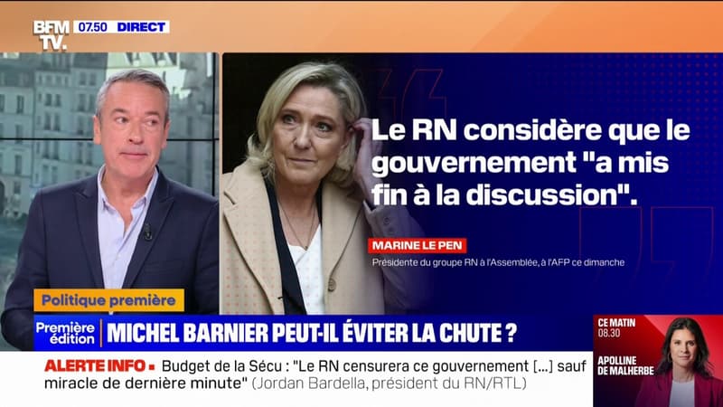 ÉDITO - Michel Barnier peut-il éviter la chute? 