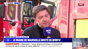 Benoït Payan, maire de Marseille: "Il ne devrait pas y avoir de nouveaux évacués"