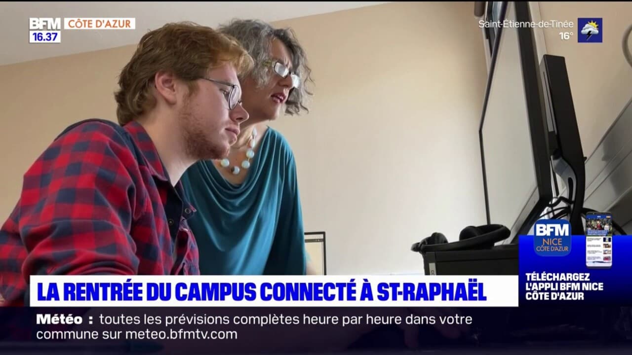 StRaphaël rentrée à distance pour des étudiants grâce au campus connecté
