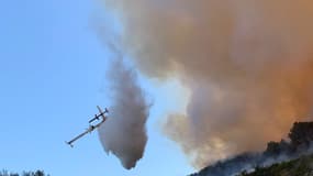 Les sapeurs-pompiers ont été mobilisés sur la reprise du feu au massif de la Montagnette, lundi.