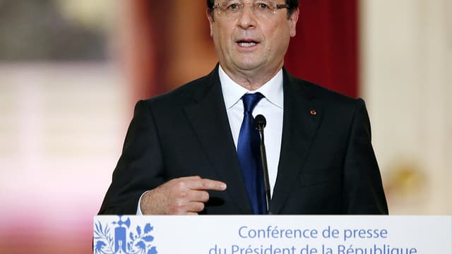 François Hollande, lors de sa conférence de presse du 16 mai 2013.