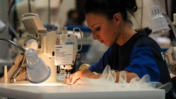 Une candidate des Olympiades des métiers.