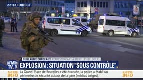 Explosion à la gare de Bruxelles: la situation est "sous contrôle" (1/2)