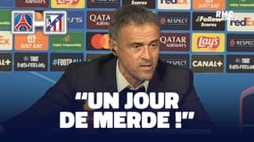PSG 1-2 Atlético : "Aujourd'hui, c'était un jour de merde", Luis Enrique cash en conférence de presse