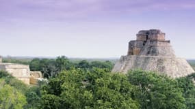 Site maya de Uxmal au Mexique