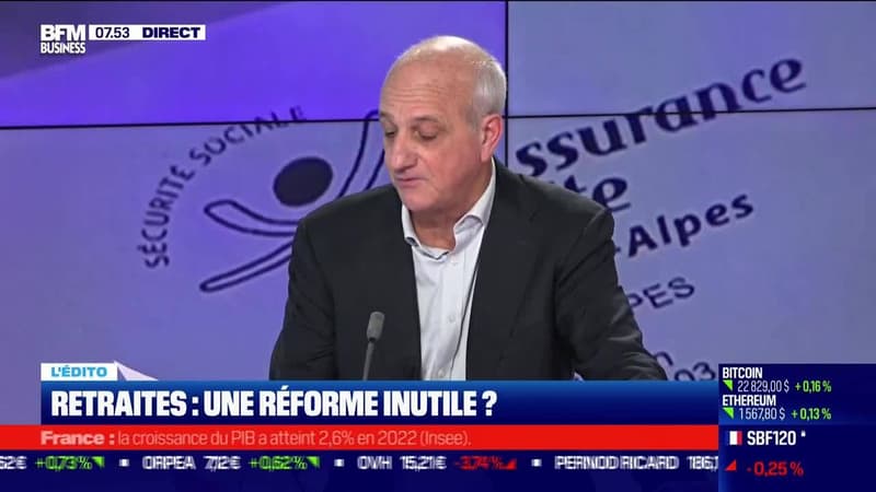 Jean-Marc Vittori : Retraites, une réforme inutile ? - 31/01