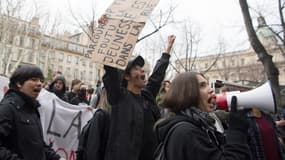 Les lycéens mulhousiens avaient déjà manifesté jeudi. Image d'illustration.