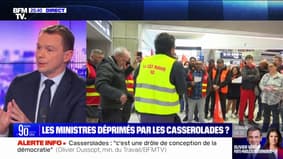 Olivier Dussopt: "Imagining a great mass of reconciliation (with the unions), it does not work"