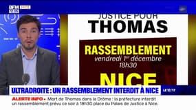 Mort de Thomas dans la Drôme: la préfecture interdit un rassemblement de l'ultradroite ce vendredi soir