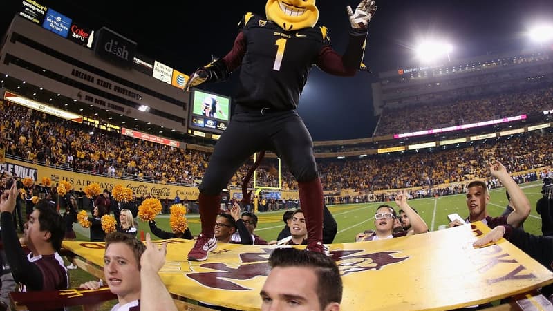 Sparky, la mascotte des Sun Devils de l'université d'Arizona State