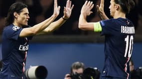 PSG : Edinson Cavani et Zlatan Ibrahimovic