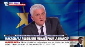 Allocution d'Emmanuel Macron: "J'ai trouvé le discours inutilement et excessivement inquiétant", affirme Hervé Morin, ancien ministre de la Défense et président du parti "Les Centristes"
